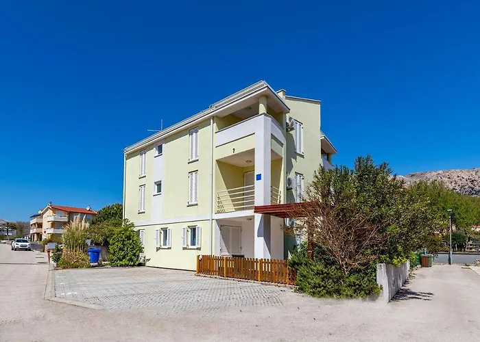 Appartement Nur 350 Meter Zum Kieselstrand Baška